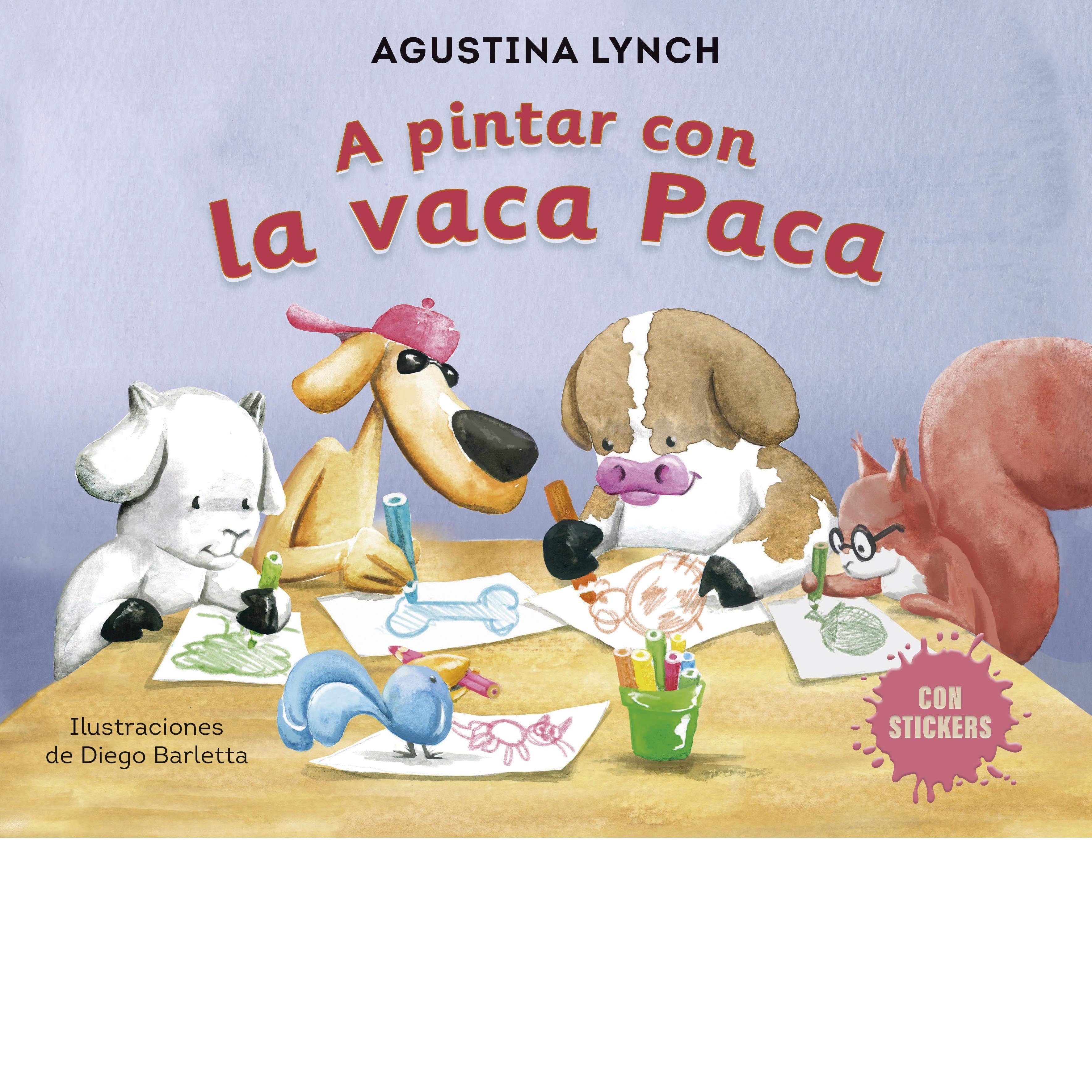 A pintar con la vaca Paca A pintar con la vaca Paca